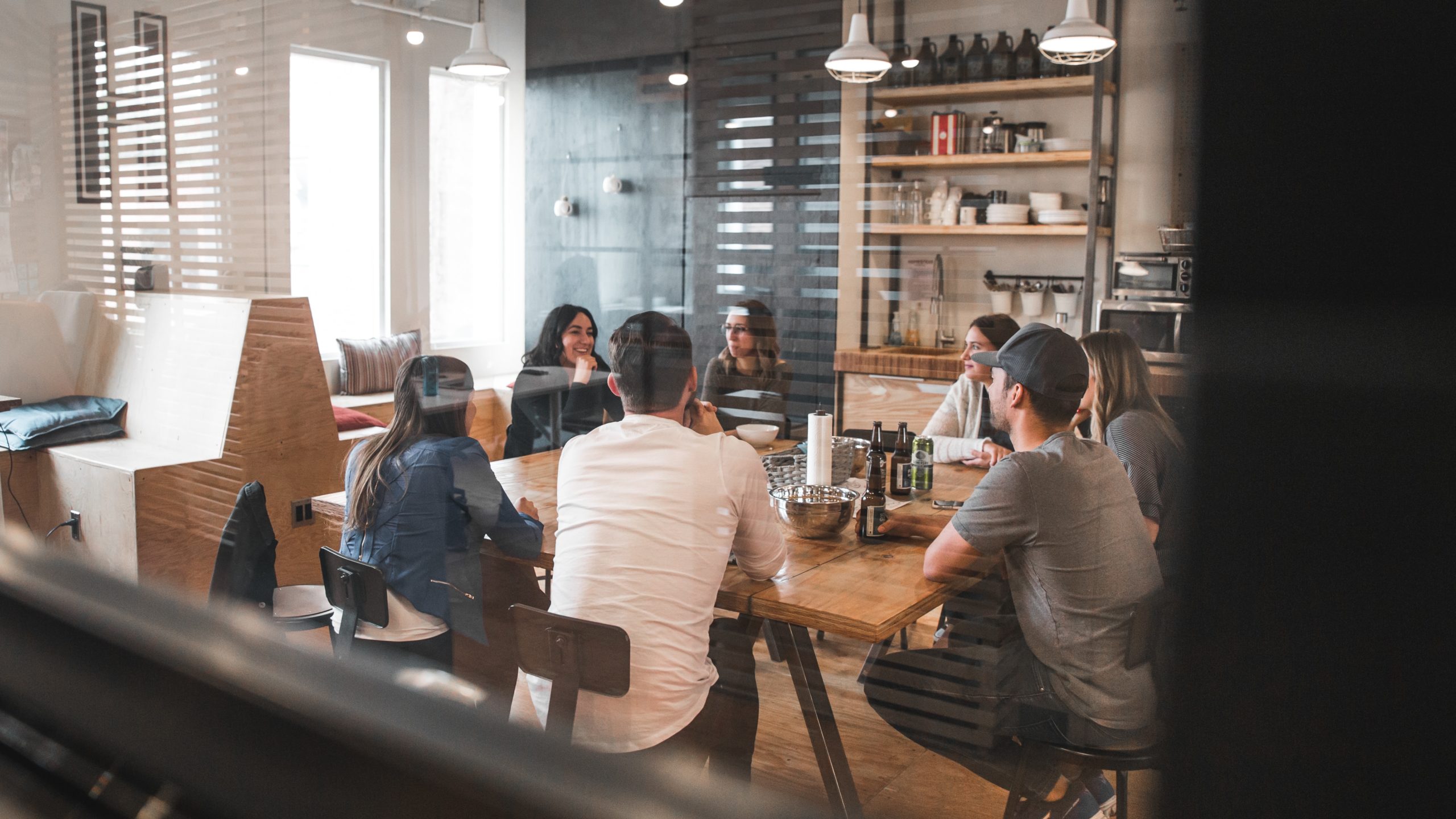 Hr consultants having a meeting around a table